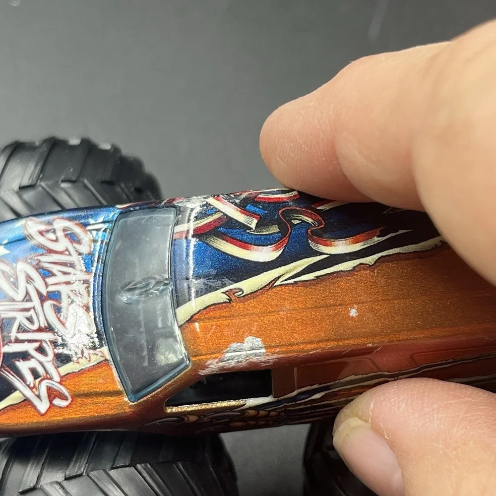 Hot Wheels 1:64 Scale Monster‎ Jam Stars & Stripes American Eagle Monster Truck - Picture 6 of 9